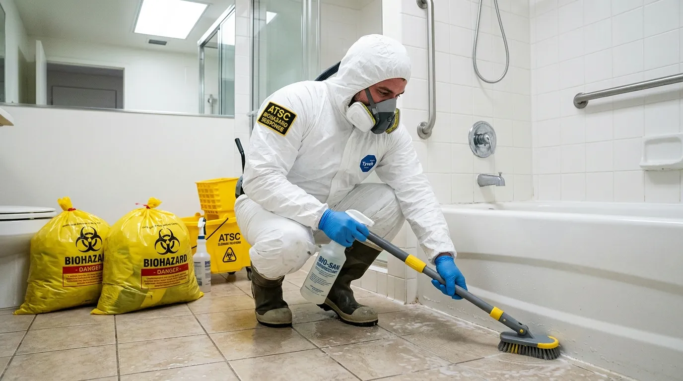 Decontamination equipment deployed for Blood Cleanup in Pulaski